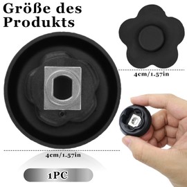 Tyafzzn 2 Pieces Clutch Guide Gear Replacement Parts for Monsieur Cuisine Connect SKMC 1200 & Monsieur Cuisine Smart SKMS 1200, 5 Branches Monsieur Cuisine Clutch Guide with Flowers