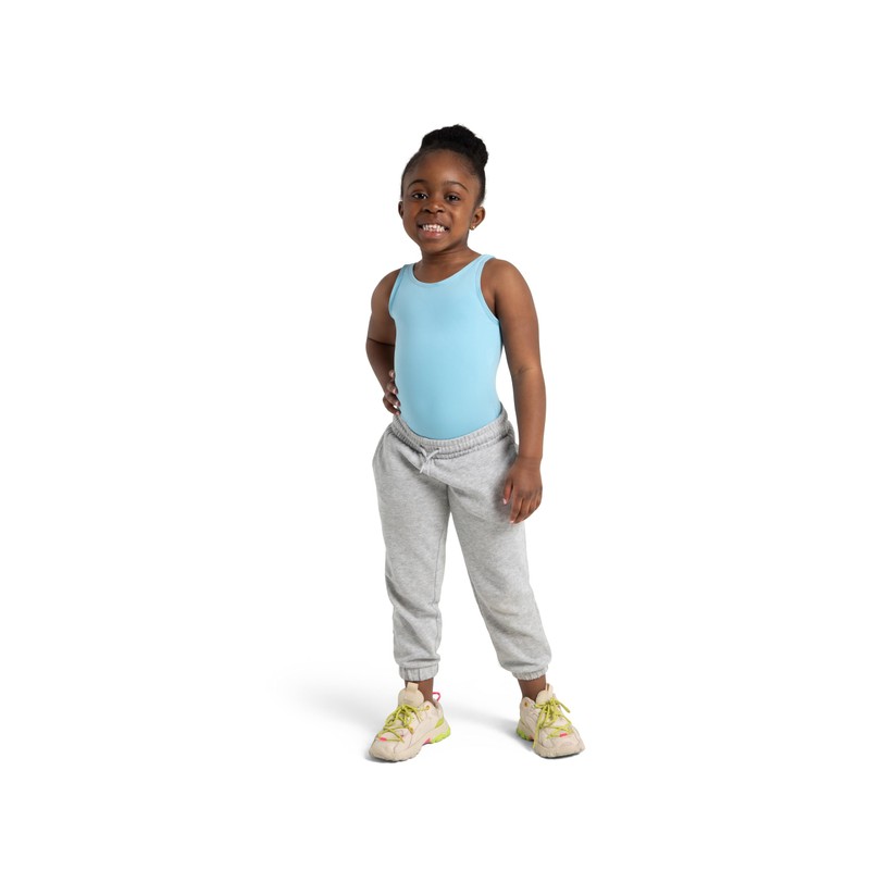 Capezio Maillot básico para niñas Team, Azul/Claro, Grande