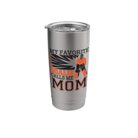 My Favorite Goalie Calls Me Mom, Ice Hockey Player Mom Stainless Steel Insulated Tumbler