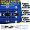 BLEKOO Self Centering Doweling Jig Kit, Power Tool Accessory Jigs