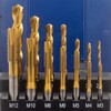WSH-TOOLS Machine Tap Set Through Hole M3, M4, M5, M6,