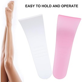 10 Espátulas De Limpieza De Cera Para El Cabello, Reutilizable Espátulas Antiadherentes De Cera De Plástico Espátula De Crema Depilatoria Raspador De Máscara Wax Spatulas Para El Salón Del Hogar