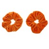 Zac's Alter Ego Pair of Luxurious Velvet Hair Scrunchies -