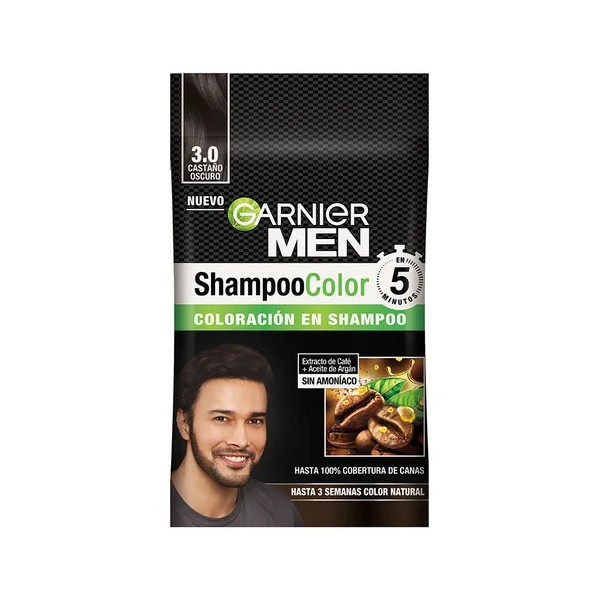 Garnier Men Tinte para Cabello Tono 30 Castaño Oscuro |
