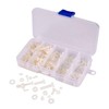 Hotusi M2 M2.5 M3 M4 M5 (Total 270pcs) Nylon Screw/Nut/Washer