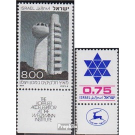 Israel 718,721 with Tab (Complete Ausg.) 1977 Accelerator, Star of David (Stamps for Collectors)
