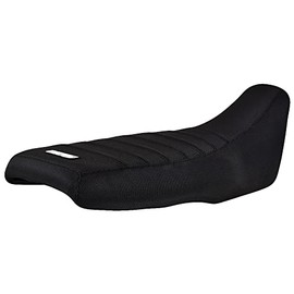 Enjoy Mfg Seat Cover - Compatible Fit for Kawasaki 2008-2018 KLR650 KLR 650 2ND GEN - #304 (All Black Pleated)