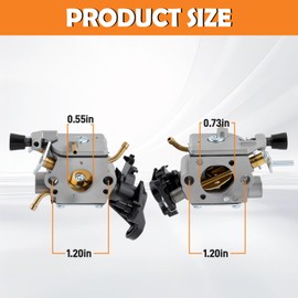 C1M-EL37B 506450401 Carburetor with Maintenance Kit for Husqvarna 445 445E 450 450E Gas Chainsaw