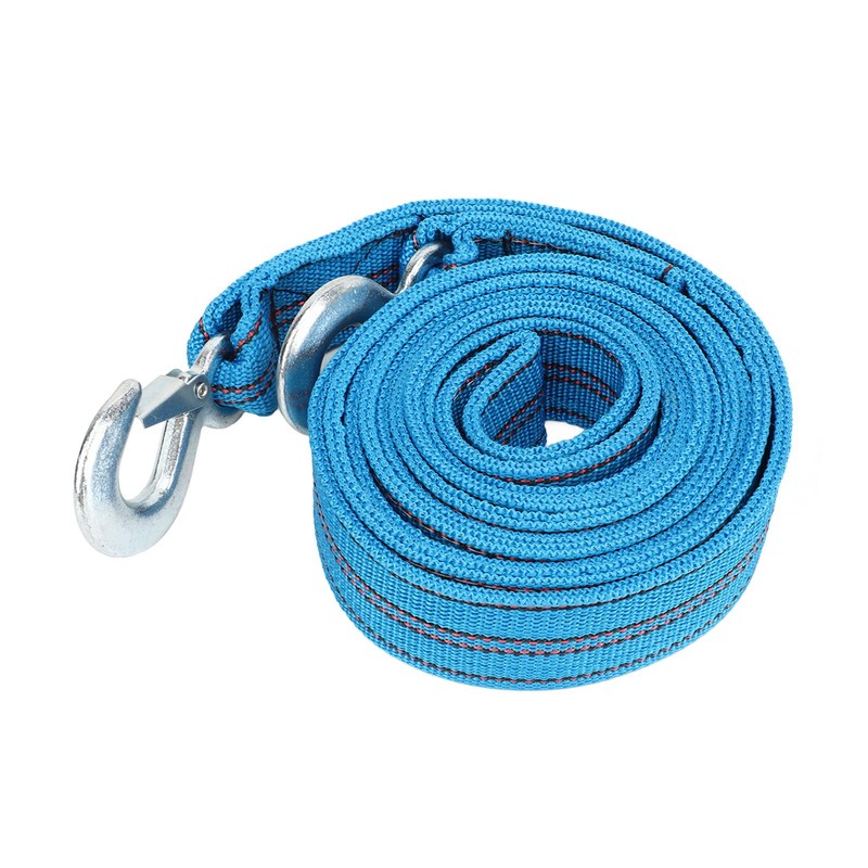QANYEGN Nylon Tow Strap with Hooks, Vehicle Heavy Duty Recovery