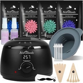 Kit de Depilación Digital con Cera Dura y Recipiente de Silicona