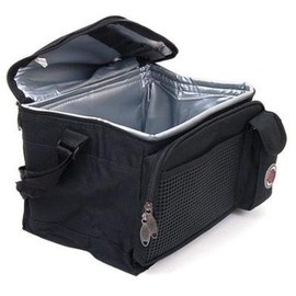 Transworld Durable Deluxe Insulated Lunch Cooler Bag (Many Colors and Size Available) (12'x10'x8 1/2', Black)