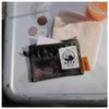 Pine Create Relaxing Bath Pouch, Black, Size: Approx. W4.7 inches