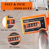 Zozen Measuring Wheel with 20pc Marking Flags, Scalable to Length