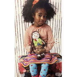 Lily Sugar 'n Cream Peace and Love kids hippy retro flower child 70's groovy designs knit crochet bk