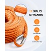 Kolvoii Winch Rope Extension 3/8 Inch x 92 Ft 26,500