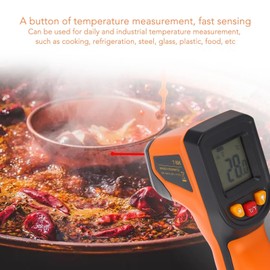 Risegun Industrial Infrared Thermometer, Oil Thermometer, Baking Water Temperature, Oil Temperature Gun for Cooking Barbecue, Not for the Human Body