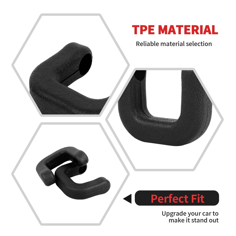 RT-TCZ Tow Hook Covers Bumper Tow Hook Covers Rubber Protector