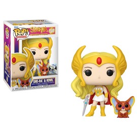 Funko Pop! She-Ra & Kowl Animation Figure, 40th Anniversary Edition, 3.75 inches, #1800 with Protector Case