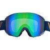 Black Crevice Unisex - Schladming Adult Ski Goggles Navy/Orange/Green, Size