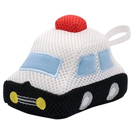 Ikeda Kogyosha 009250560 Police Car Plush Bath Toy (Body Sponge / Plush)