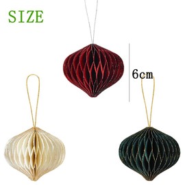 HGSHUO Honeycomb Balls Christmas Decoration Honeycomb Ball Paper Christmas Tree Decoration Christmas Baubles Christmas Pendant Honeycomb Balls Christmas Decorations Honeycomb Balls Christmas
