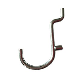 Lauri Shop 1 Inch Metal Pegboard Hook - Jumbo J Hook Metal Pegboard Hooks - Pegboard Accessories Garage Organization Peg Board Hooks - Jumbo Pegboard Hooks - J Pegboard Hooks - Pegboard J Hooks (10)