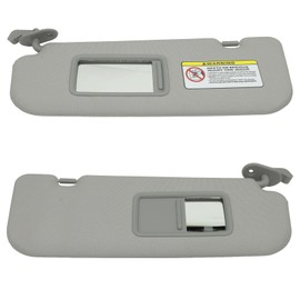 Forwinparts Left&Right Side Sun Visor Replacement for 2012 2013 2014 2015 Hyundai Veloster 852102V130TX 852202V140TX