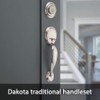 Kwikset Dakota Front Door Lock Handle and Deadbolt Set, Entry