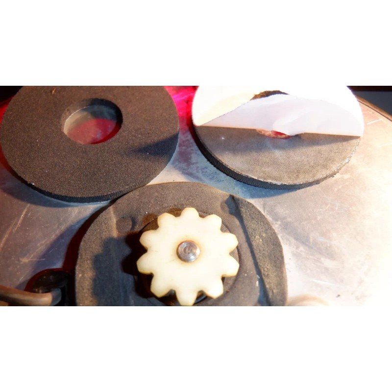 FEDERAL SIGNAL TWIN BEACON RAY 1 SIDE SELF-ADHESIVE DOUGHNUT GASKET-2MT.