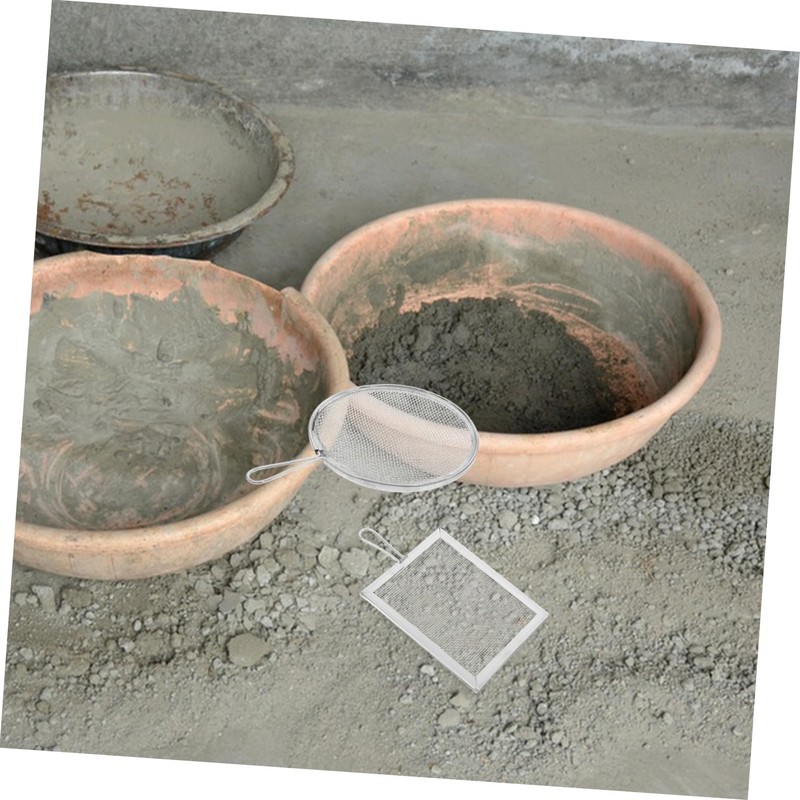 Operitacx Kitchen Sieves Strainers Fine Mesh Mud Sieve Pottery Tool