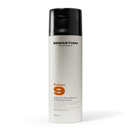 Sebastian Professional Potion 9 Leave-In Conditioner & Styling Cream – Trattamento nutriente per capelli morbidi, elastici e brillanti con tenuta naturale, 140 ml