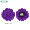 M METERXITY 4-Pack Rose Flower Brooches and Pins for Women,