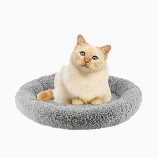 Namsan Cat Bed Round Cat Cushion Doughnut Cat Blanket Cat