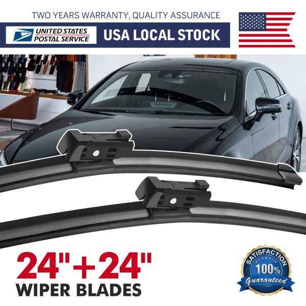 Modigt 24"+24" Premium Quality All Season Beam Windshield Front Wiper