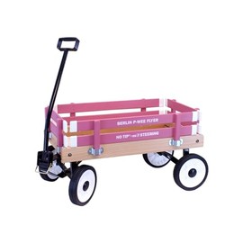 Berlin P-Wee Wagon by AmishToyBox.com - Model F257 - Amish Made in Ohio, USA (Pink)