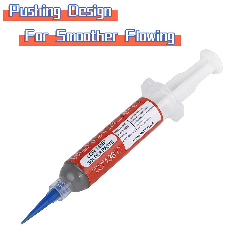 Wonderway Sn42/Bi58 T5 Lead Free Solder Paste No Clean, 138℃