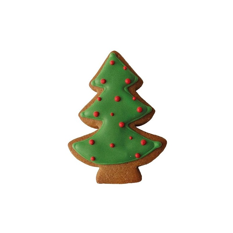 Birkmann 1010700710 Cookie Cutter Christmas Tree 8 cm, Plastic, green,