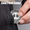Fingertip Coin Toy Hand Rotation Coin Metal Rolling Bearing Magnetic