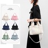 DOURR - Bolsos de lona con asa superior para mujer,