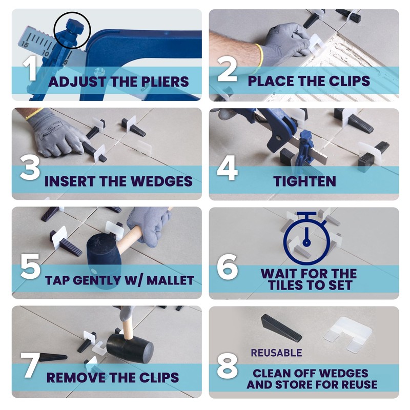 Peygran Adjustable Pliers for Classic Tile Levelling System: Home Improvement