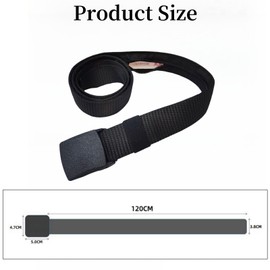 2 Pcs Travel Money Belt, Nylon Anti-Theft Money Belt with Secret Hidden Zipper for Travel Money Hidden, Belt Length 120 cm
