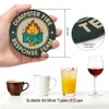 Dumpster Fire Coasters Set of 2, Funny Trash Can Coaster