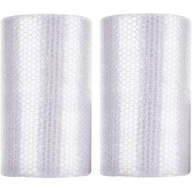 Bubble Cushioning Wrap Roll, Air Bubble Cushioning Wrap Roll for Packing - 2 Rolls 72 Feet Total, Easy Tear Perforated Every 12" Durable for Packaging Moving Mailing Shipping Boxes Supplies (White)