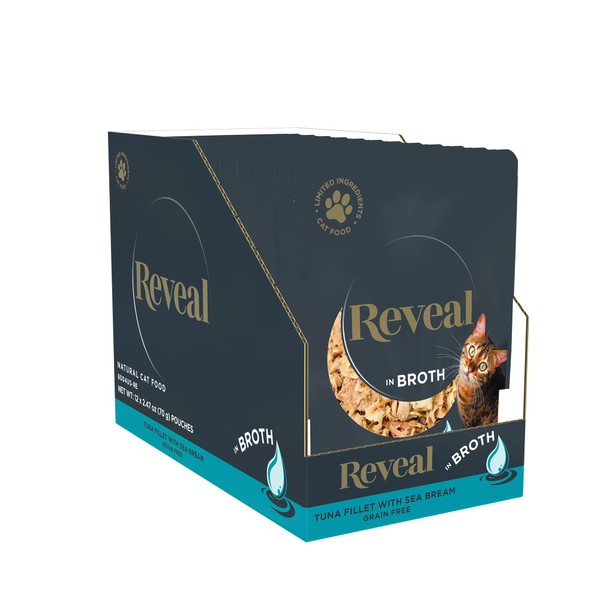 Reveal Natural Wet Cat Food, 12 Count, Grain Free, Limited