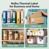 NELKO PM220 Label Maker Tape, Customized Label Printing Paper, 40