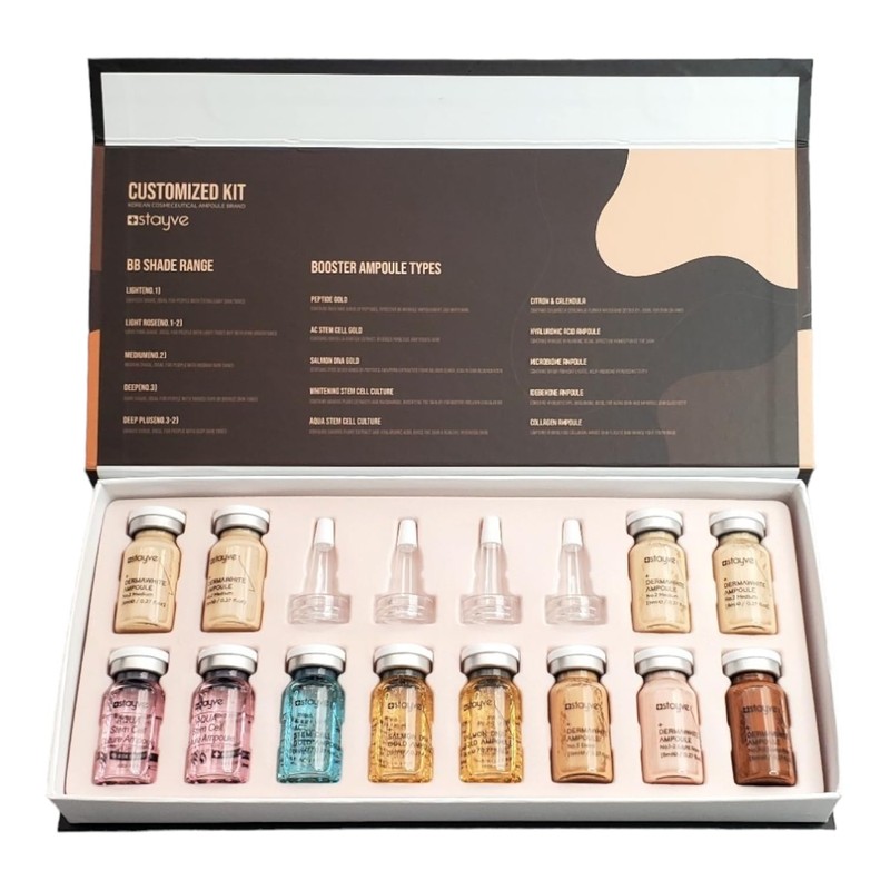 Stayve BB Shine Glow Customized Kit Booster and Pigments Mix
