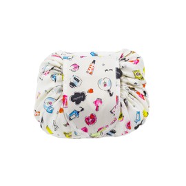 Lazy Cosmetic Bag, ONEGenug Makeup Bag, Drawstring Design One-Step Organizer, Cosmetic Pouch for Lazy Ladies