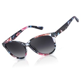 TJUTR Polarized Sunglasses for Women, Trendy Sun Glasses Classic Vintage Shades UV400 Protection