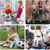 Fuugui Drawstring Backpack Pool Bag Transparent Fruit Storage Gym Bag