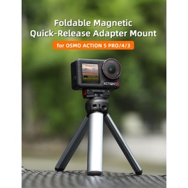 Taoricup Magnetic Mount Quick Wreath Mount Adapter Foldable Extension Bracket for DJI Osmo Action 5 Pro